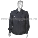 Куртка форм. п/ш (на молнии) иссиня-черная ФСБ/ПС ФСБ