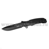 Нож НОКС Антей (рукоятка резинопластик, клинок черный) 26 см