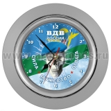 Часы настенные в пластмассовом корпусе (ВДВ череп)