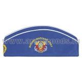 Пилотка сувенирная с вышивкой ВМФ СССР (ярко-синяя)