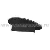 Бескозырка ВМФ “Севастопольская” черная (с красной бархатной отделкой)