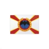 Флаг Военной разведки РФ (летучая мышь, белый фон) (40х60 см)