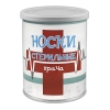 Сувенир Носки врача стерильные (носки в банке) цвет черный, разм. 27 Сувенир Носки врача стерильные (носки в банке) цвет черный, разм. 27