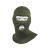 Маска вязаная двойная 100 % акрил (щель для глаз и отверстие для рта) оливковая М-21