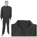 Костюм лет. МО офисный черный (ткань "габардин") р-ры с 62