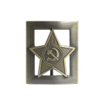 Пряжка генеральская литая Звезда СА с просечками