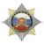 Значок мет. Орден-звезда Полиция