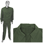 Костюм лет. МО офисный оливковый (ткань "габардин") подкладка сетка р-ры с 42 по 60