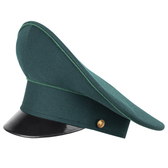 Фуражка с высокой тульей темно-зеленая (зелен. кант) №5