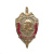Значок мет. Ветеран (КГБ-МВД) с Дзержинским, гор. эм.