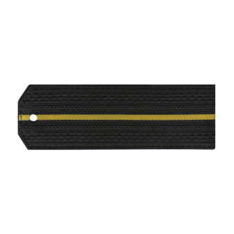 Погоны черн. 1 желт. пр. (15 см)