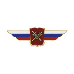 Значок мет. Должностной знак начальника военной академии (Материально-техническое обеспечение ВС РФ) №135