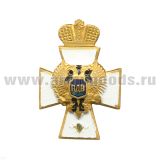 Значок мет. ВДВ (орел на бел. кресте с короной наверху)