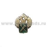 Значок мет. Орел таможни на пимсе (фрачник)