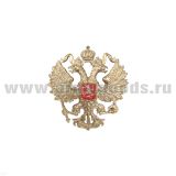 Значок мет. Орел РФ (длина 3.5 см) на пимсе