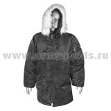 Куртка зим. Аляска Милитари черная