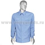 Рубашка форм. офиц. мужская нов/обр Юдашкин (дл.рук.) голубая
