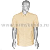 Рубашка форм. офиц. мужская (кор.рук.) кремовая