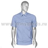 Рубашка форм. офиц. мужская (кор.рук.) голубая ВВС