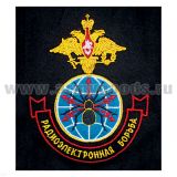 Футболка с вышивкой на груди РЭБ, черн.