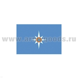 Флаг МЧС ведомственный (поле голубое) (150х225 см)