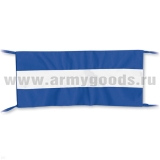 Повязка на рукав синяя с белой полосой (без вышивки) ВМФ