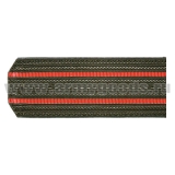 Погоны оливк. 2 красн. пр. (на пластике)