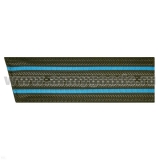 Погоны оливк. 2 голуб. пр. (со скосом) 15,5 см