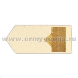 Погоны реч.фл. (жестк., галун) крем.: 10 катег.