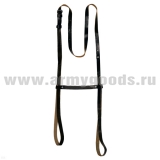 Ремешок кожаный для плащ-накидки офиц. черный