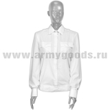 Рубашка форм. офиц. женская (дл.рук.) белая Полиция