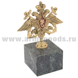 Статуэтка (литье бронза, камень змеевик) орел ВМФ РФ