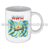 Кружка фарф. (0,3 л) ВВС России (медведь)