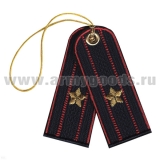 Брелок вышитый Погончики Полиция (майор)