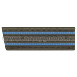 Погоны оливк. 2 голуб. пр. (со скосом) 15,5 см пластик