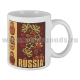Кружка фарф. (0,3 л) National Team Russia (матрешки)