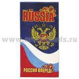 Полотенце махрово-велюровое National Team Russia (Россия вперед! с орлом РФ) (75 x 150 см)