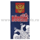 Полотенце махрово-велюровое National Team Russia (двуглавый орел) (75 x 150 см)