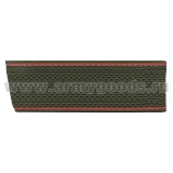 Погоны оливк. красн. кант (со скосом) 15,5 см (на пластике)