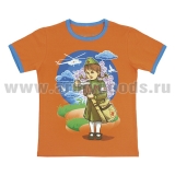 Футболка с рис краской детская Спасибо за Победу! (девочка-санитарка) цвет по наличию на складе