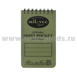 Блокнот водонепром. (all-weather shirt pocket spiral memo) 50 листов (75x130 мм)