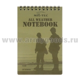 Блокнот водонепром. (all-weather notebook) 50 листов (100x150 мм)