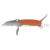 Нож САРО Шлюпочный раскладной (рукоятка - пластик, клинок - матовый) 20 см