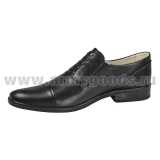 Туфли Офицерские черные кожа (для МЧС) с имитацией шнуровки