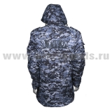 Куртка зим. Росгвардия “синяя точка” (100% ПЭ, файбертек 320 г/м)