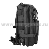 Рюкзак тактический Доктор (20 л, ширина - 25 см, глубина - 18 см, высота - 44 см) черный
