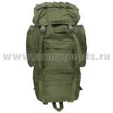 Рюкзак тактический с металлической рамой (45л, ширина - 33 см, глубина - 21 см, высота - 63 см) оливковый