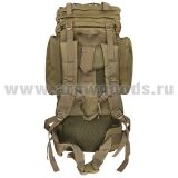 Рюкзак тактический с металлической рамой (45л, ширина - 33 см, глубина - 21 см, высота - 63 см) песочный