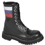 Ботинки в/б Ranger (лето, кожа) с флагом РФ