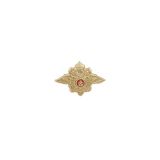 Значок мет. Орел МВД (длина 1,8 см) красн. на пимсе